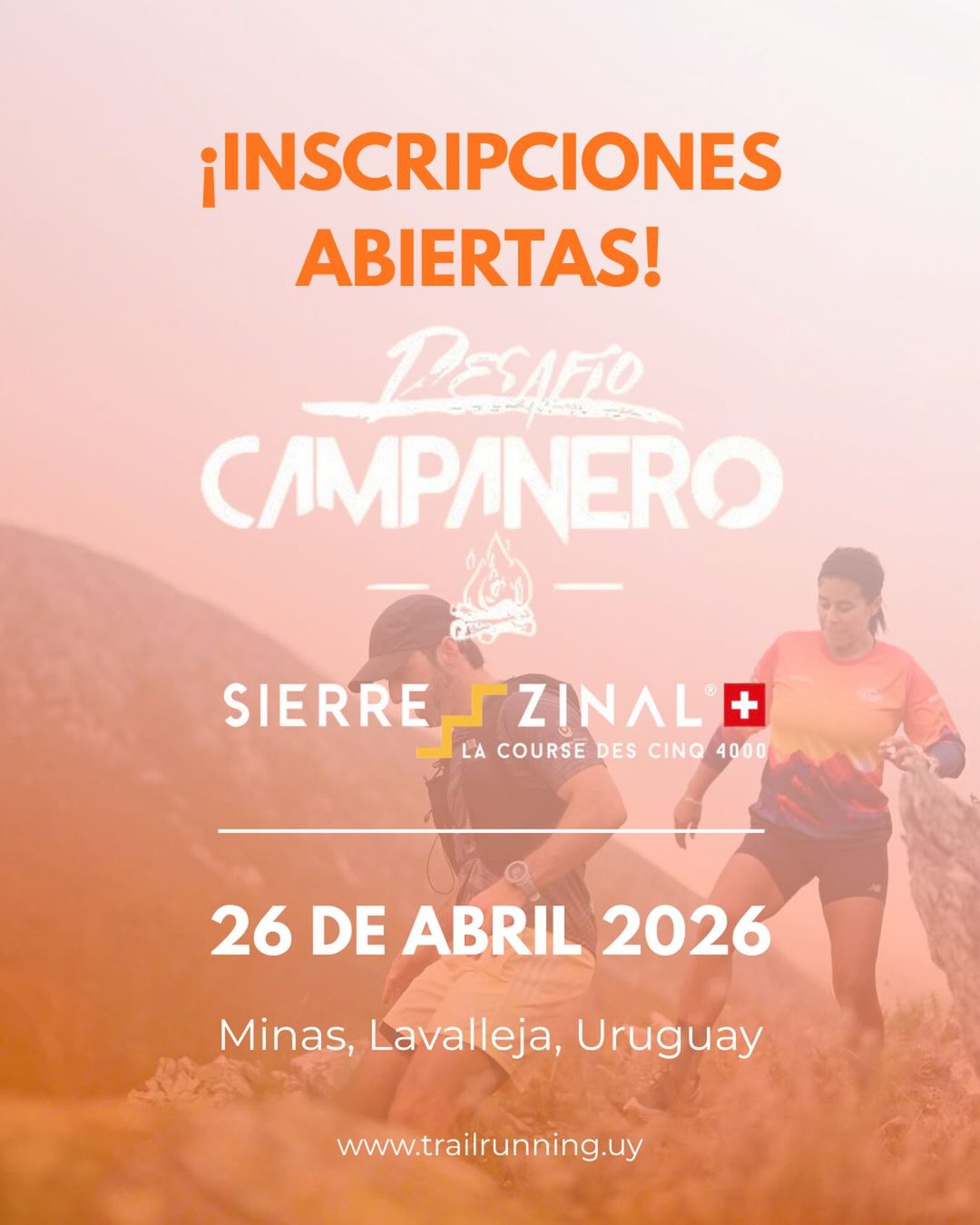 Imagen publicada por Trail Running Uruguay
              sobre Desafío Campanero 2026. Los datos están en esta misma página.